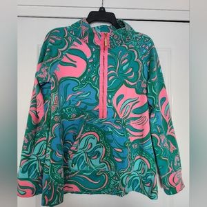 Lilly Pulitzer 3/4 zip popover